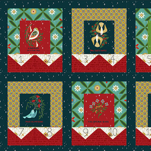 12 Days of Christmas Quilt Kit