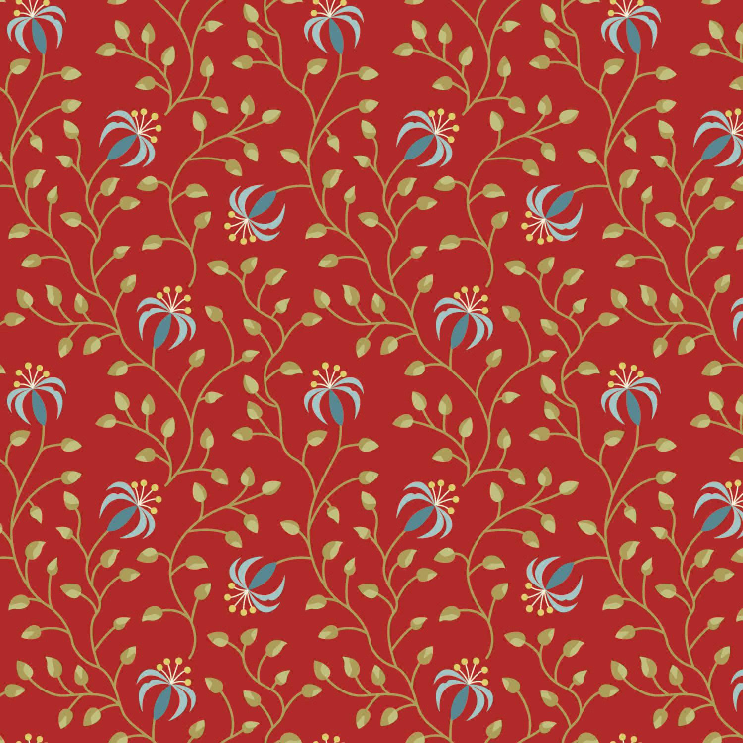 Beyond Time - Lily Rosehip - Cotton Fabric