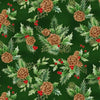 Christmas Splendor - Holly - Cotton Fabric