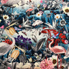 Concrete Jungle Flamingo - Cotton