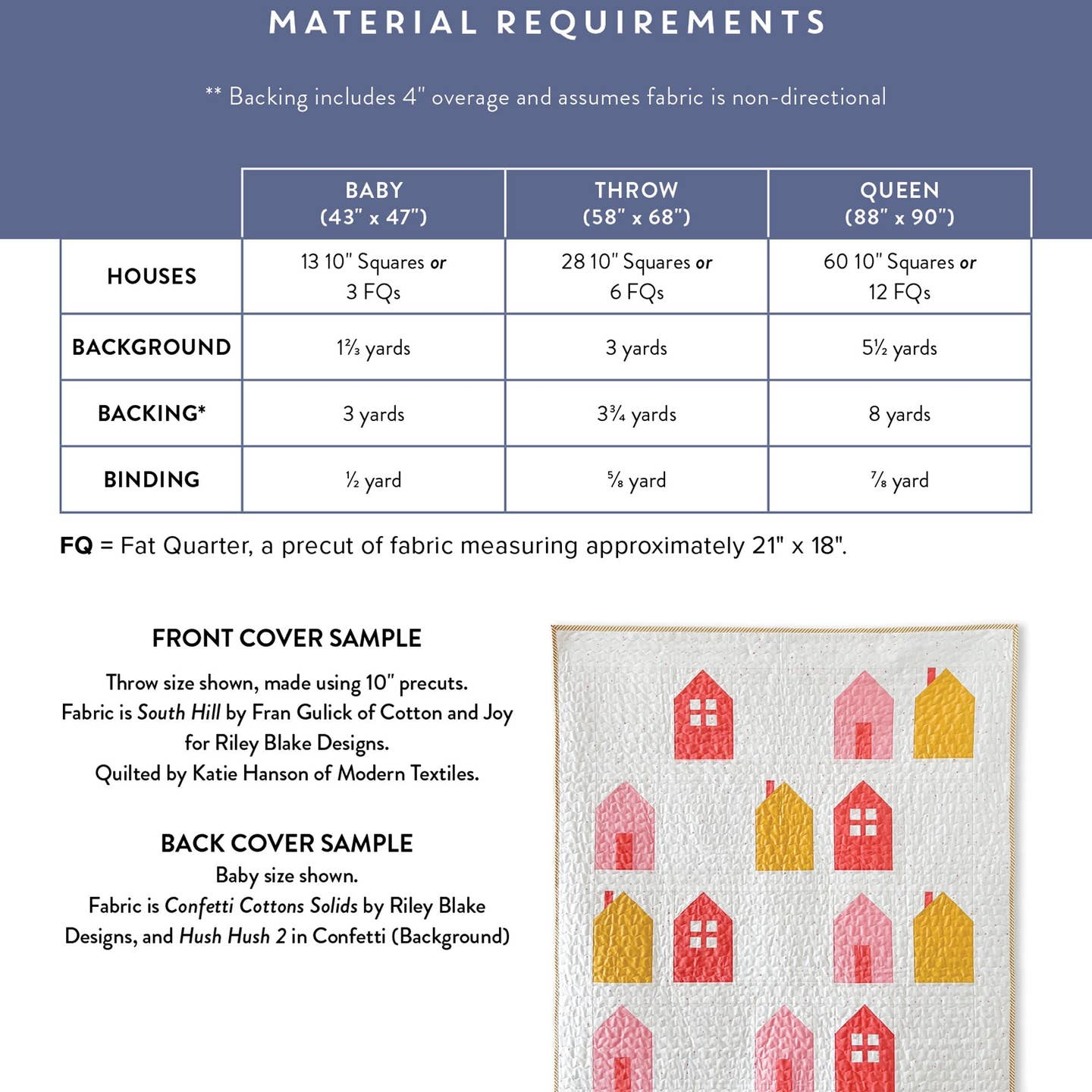 Cozy Village Quilt Pattern