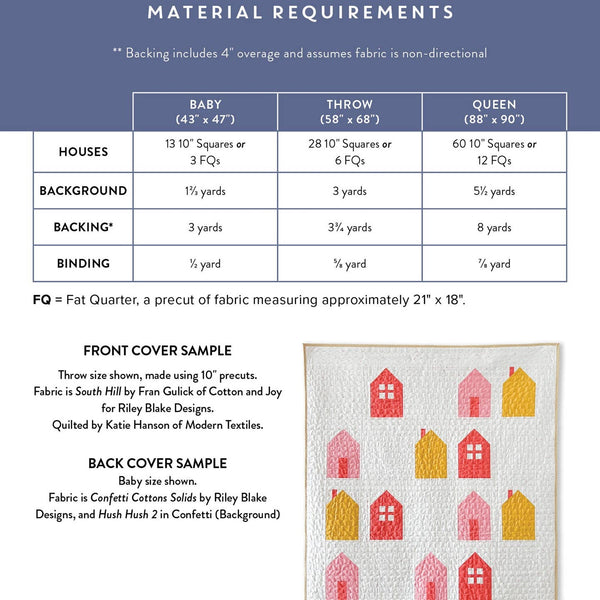 Cozy Village Quilt Pattern