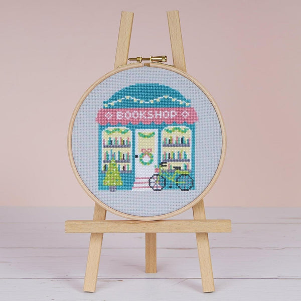 Cross Stitch Kit - Cosy Corner Bookshop