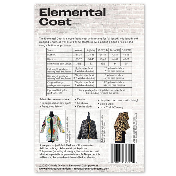 The Elemental Coat Pattern