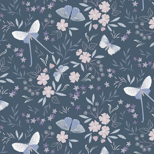 Evenfall - Midnight Blue - Cotton Fabric
