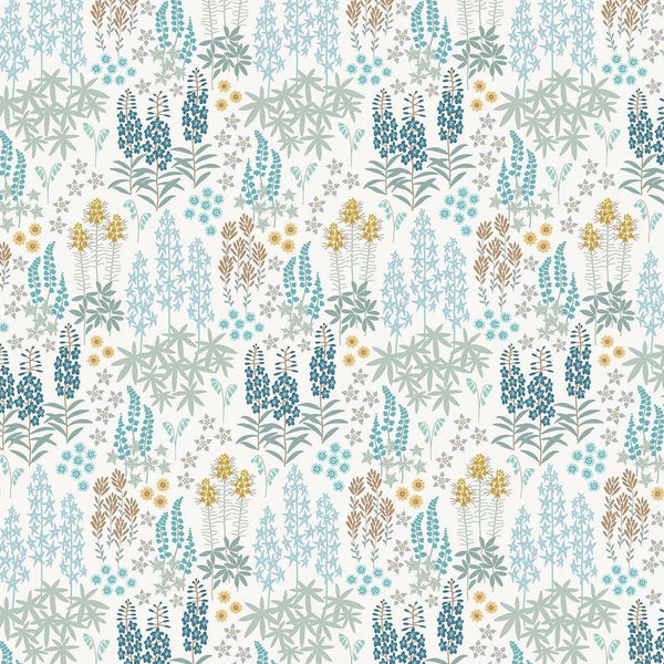 Horizon - Wild Flowers White - Cotton
