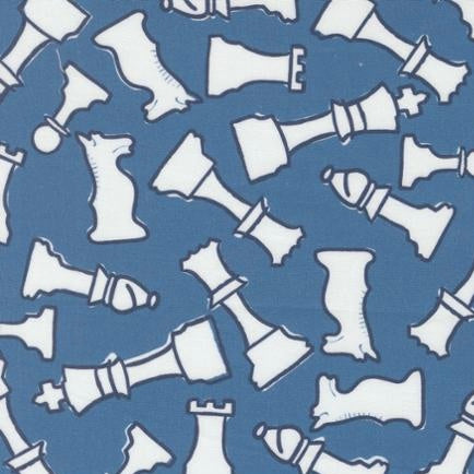 For My Boys Henry - Royal - Cotton Fabric