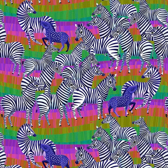 Love in the Wild - Love in the Grasslands  - Cotton Fabric
