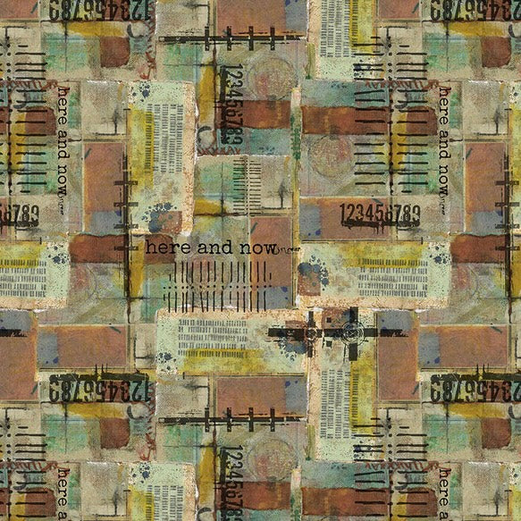 On Your Mark - Here and Now Desert - Cotton Fabric