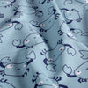 Cotton Jersey - Aqua Crabs