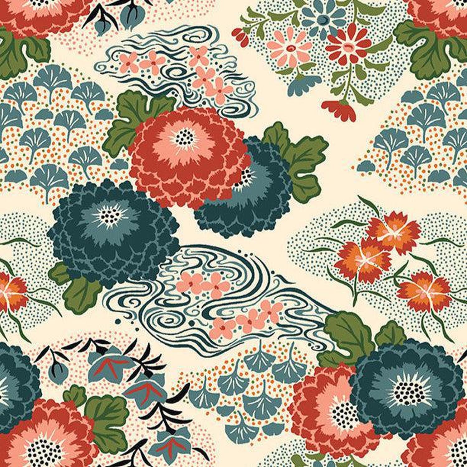Liberty - Arthurs Garden Garden Retreat - Cotton Fabric