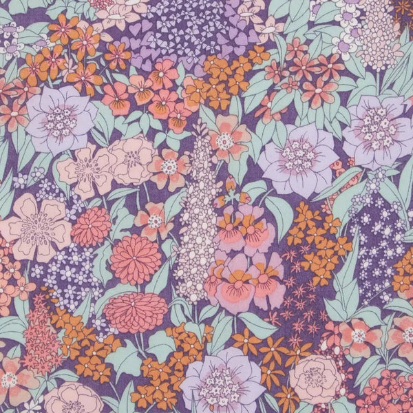 Liberty Tana Lawn Fabric - Ciara Purple