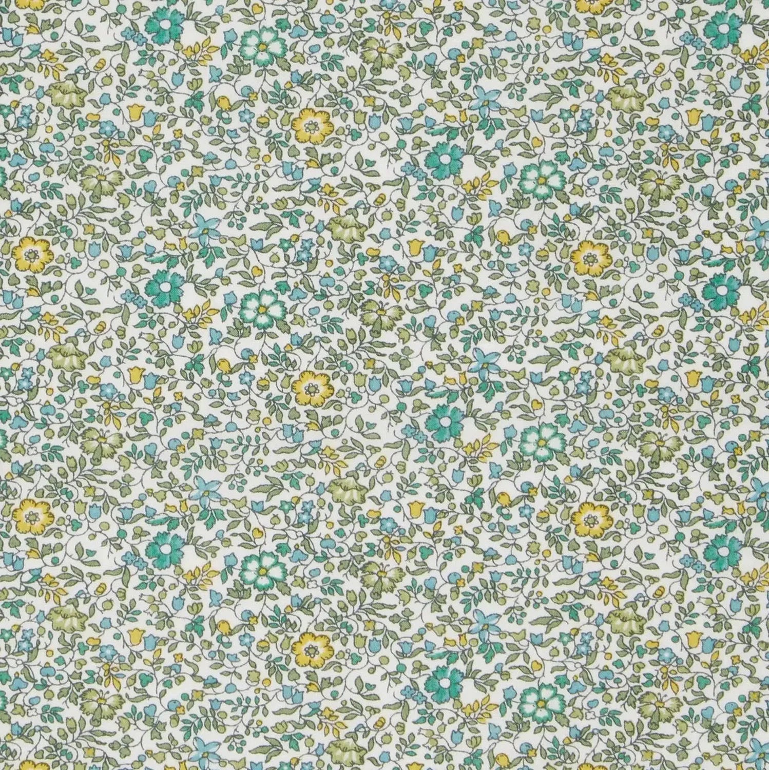 Liberty Tana Lawn Fabric - Katie and Millie Green