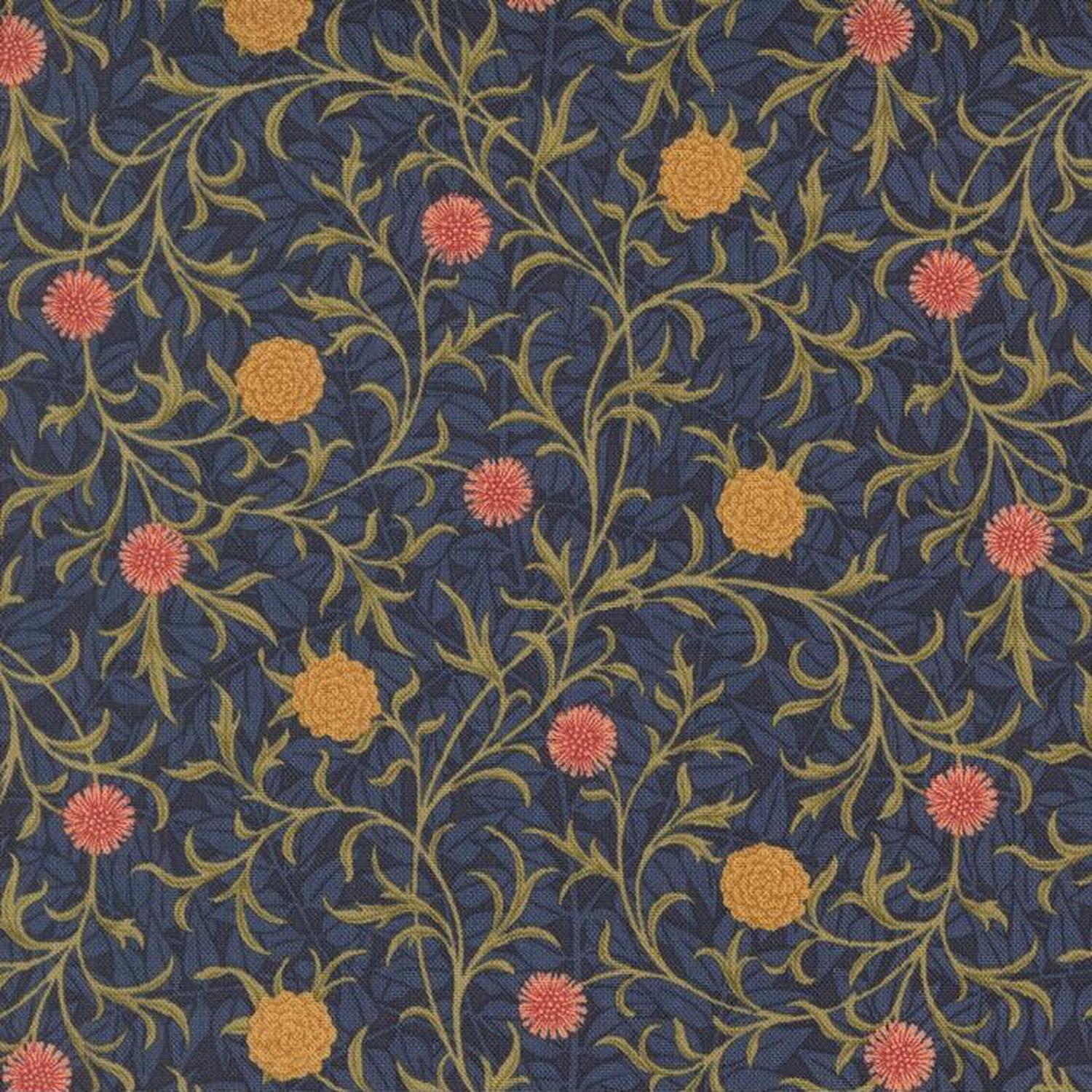 Morris Manor - Scroll Florals Twilight - Cotton Fabric