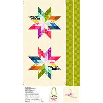 Canvas Tote Bag Panel - Pop Sugar by Heather Bailey