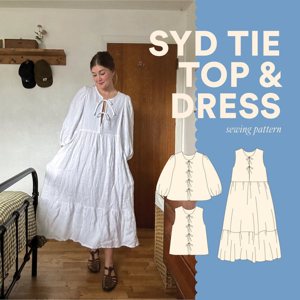 Syd Tie Top & Dress - PDF Pattern