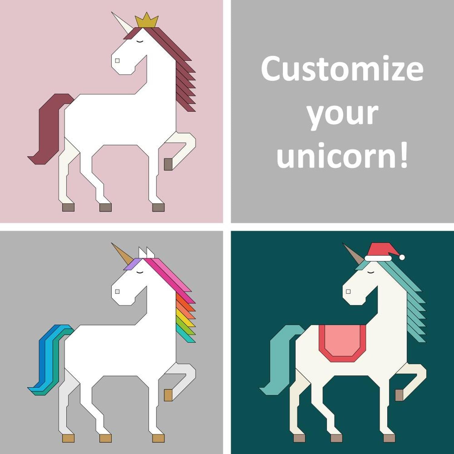 Unicorn Garden Quilt Pattern