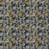 Wabi Moth Charcoal Cotton Fabric