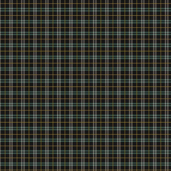 Winter Dreams - Gingham Black - Cotton Fabric