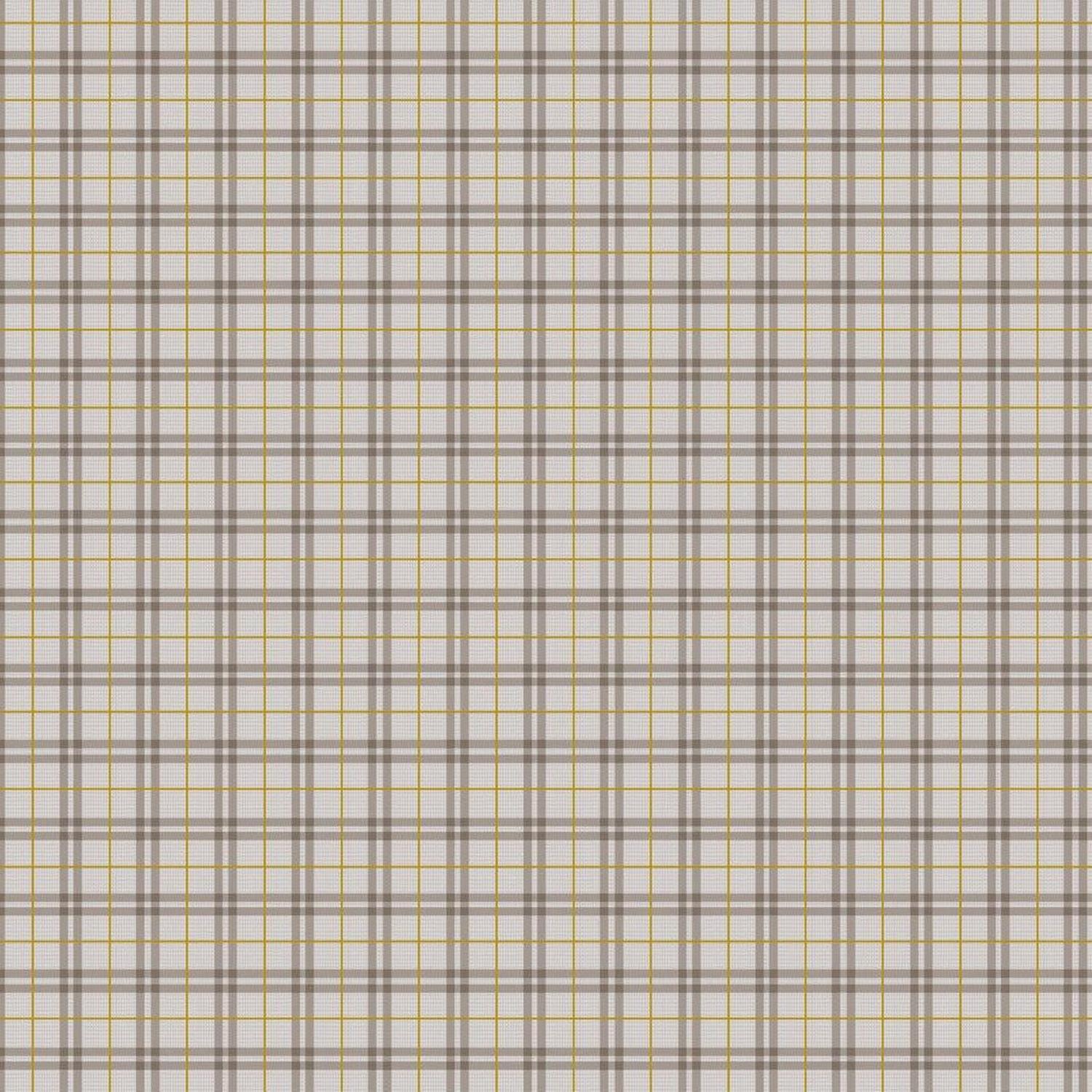 Winter Dreams - Gingham Taupe - Cotton Fabric