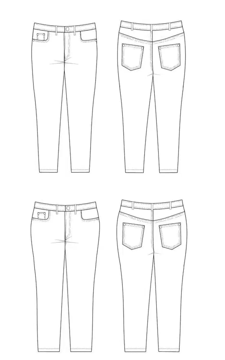 Ames Jeans Pattern