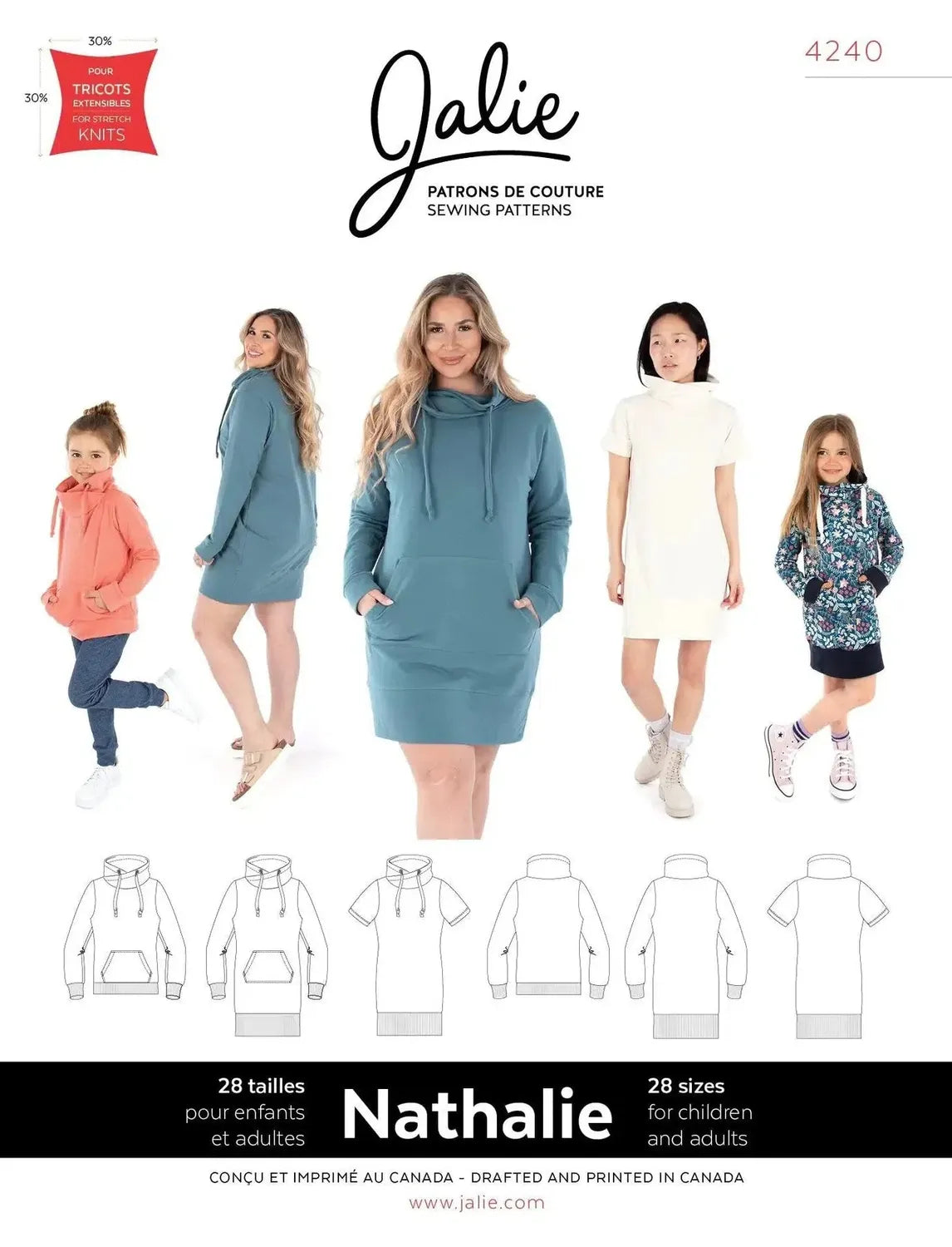 Nathalie Sweatshirt / Tunic Pattern