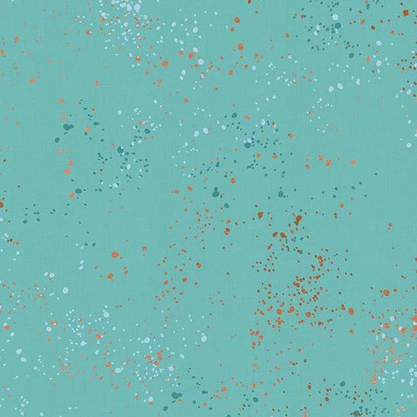 Speckled by Ruby Star - Turquoise - 108" wide