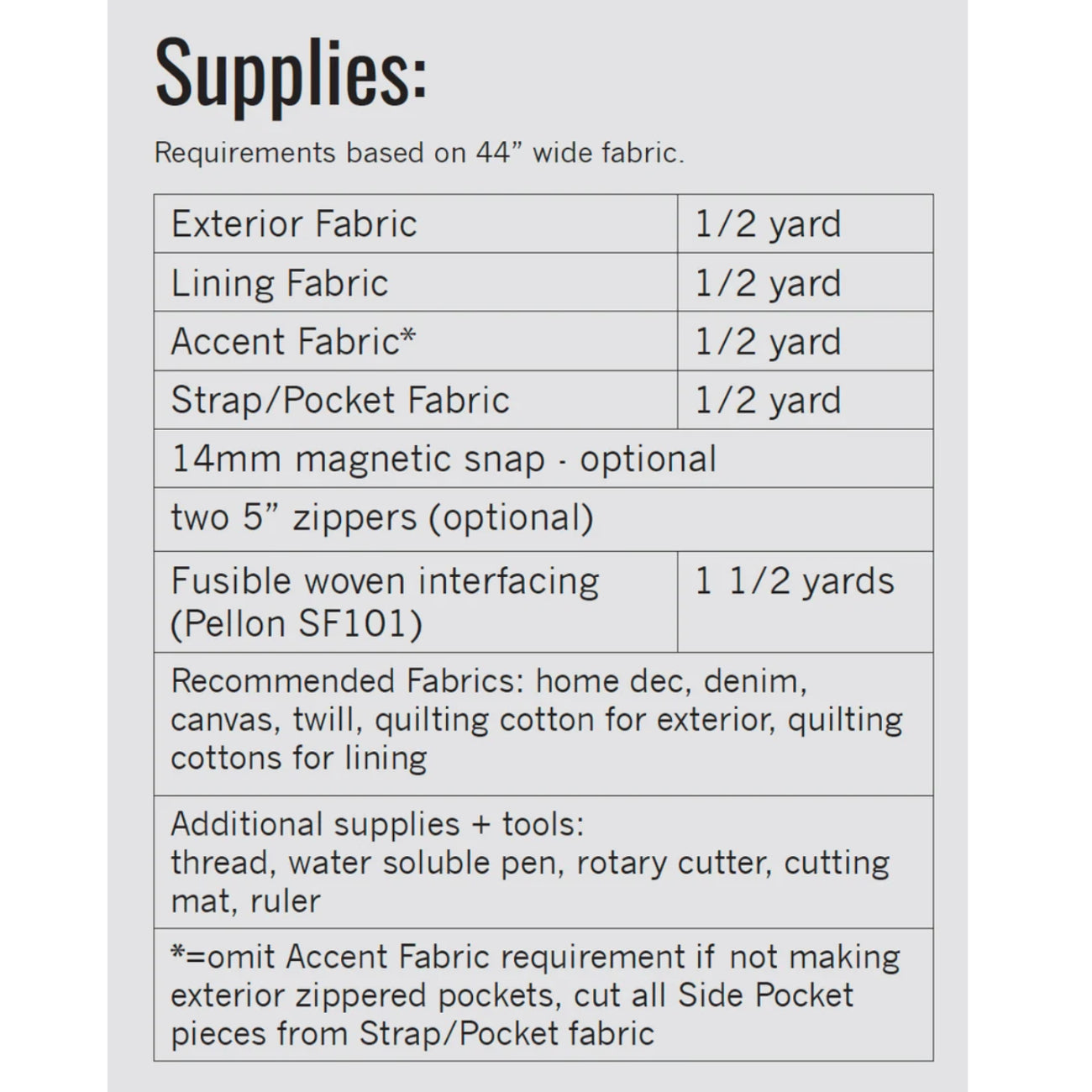 241 Tote Bag Pattern