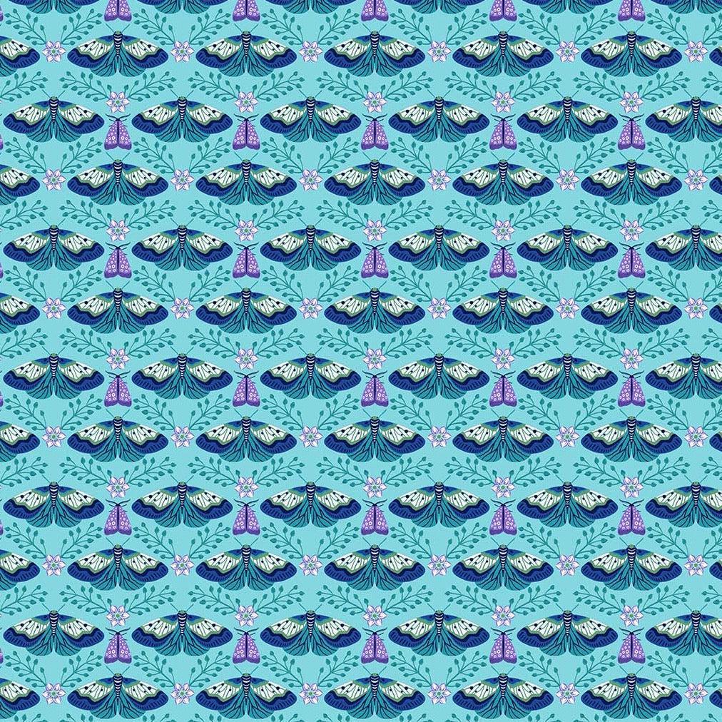 Waters Edge - Flutter Blue - Cotton