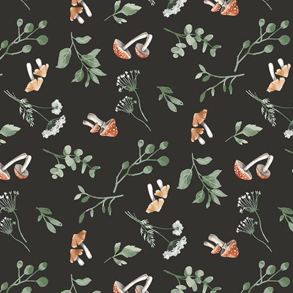 Tanglewood - Mushroom Leaf - Cotton Fabric
