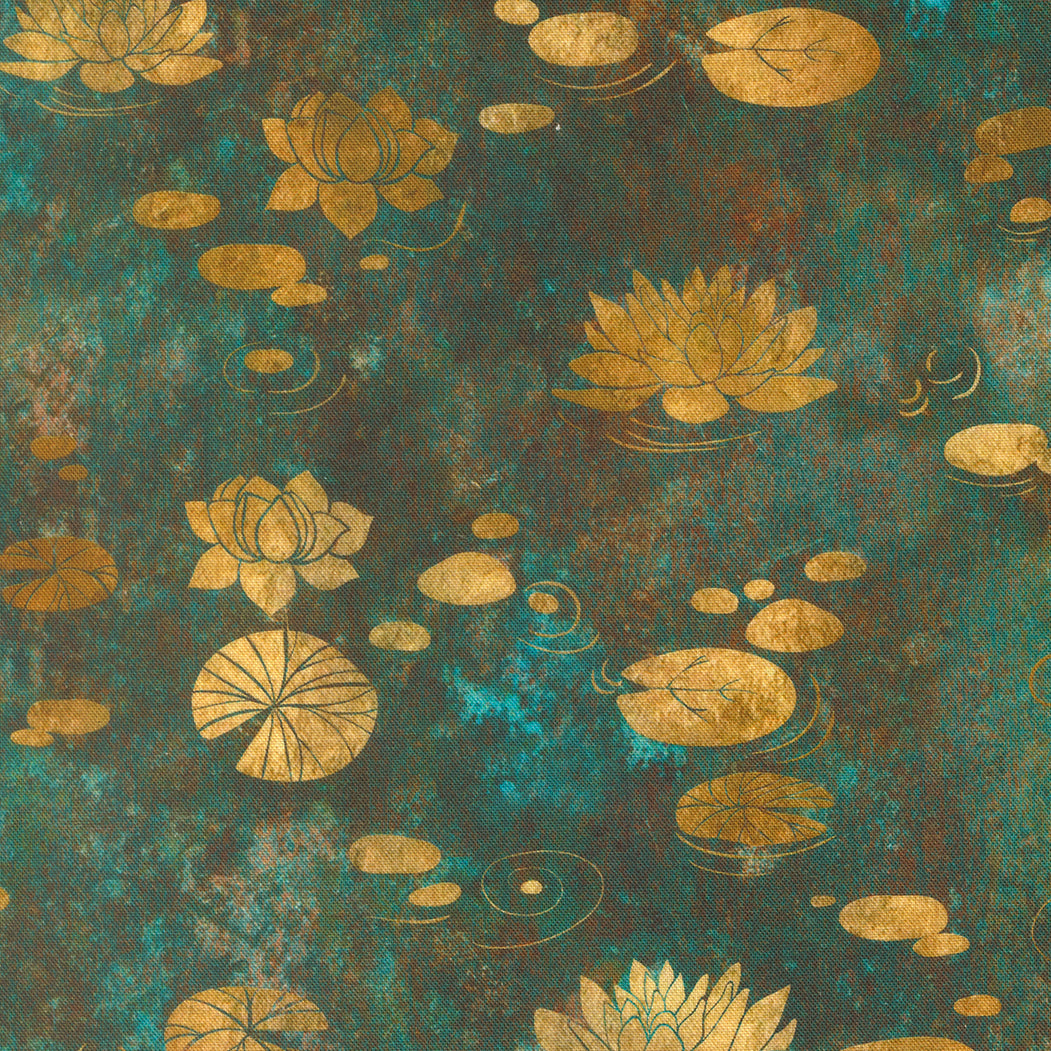 Tranquil Patina - Drifting Waters - Cotton Fabric