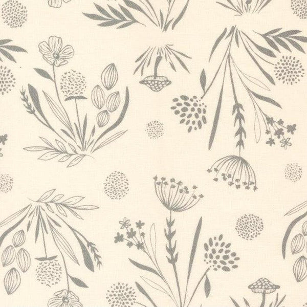 Woodland and Wildflowers - Foraged Finds Cream - Cotton