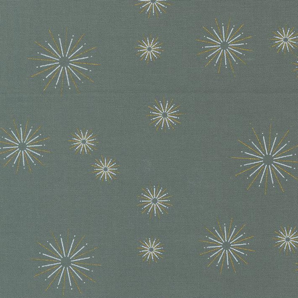 Shimmer by Zen Chic - Stars Smoke - Cotton Fabric