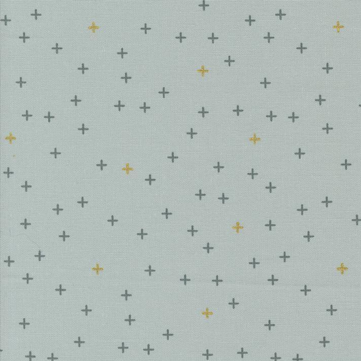 Shimmer by Zen Chic - Plus Silver - Cotton Fabric