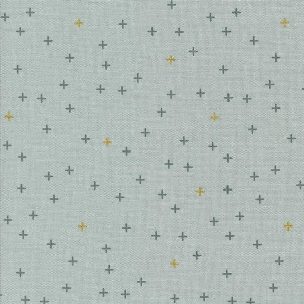 Shimmer by Zen Chic - Plus Silver - Cotton Fabric