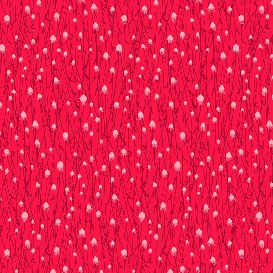 Splendor - Dry Flowers Red - Cotton