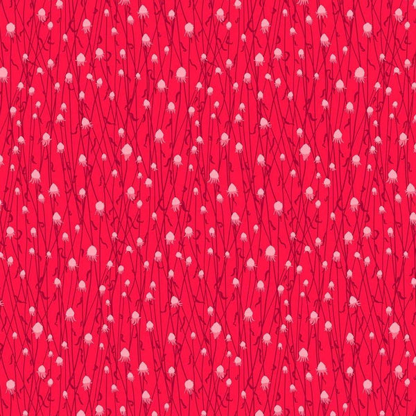 Splendor - Dry Flowers Red - Cotton