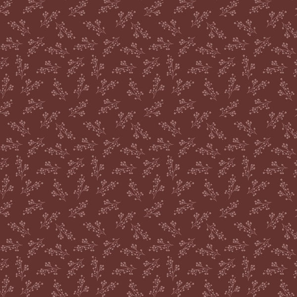 Trek Ditsy Rust cotton fabric