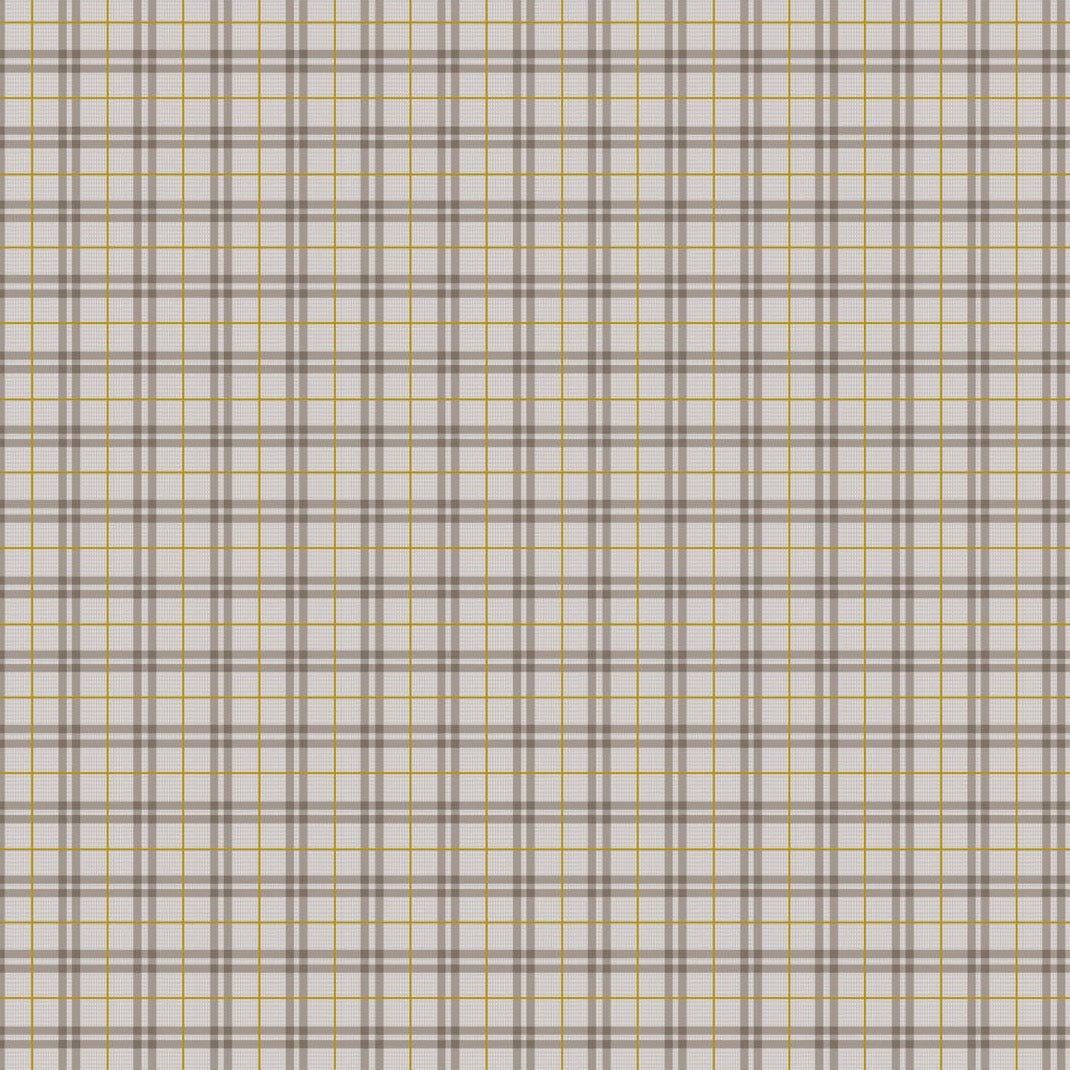 Winter Dreams - Gingham Taupe - Cotton Fabric