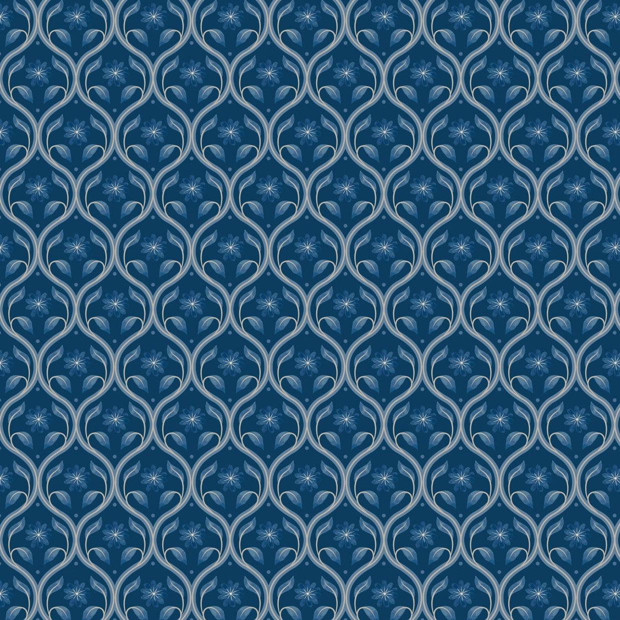 Brensham - Floral Trellis - Cotton