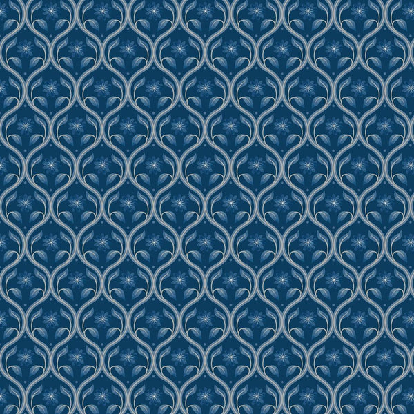 Brensham - Floral Trellis - Cotton