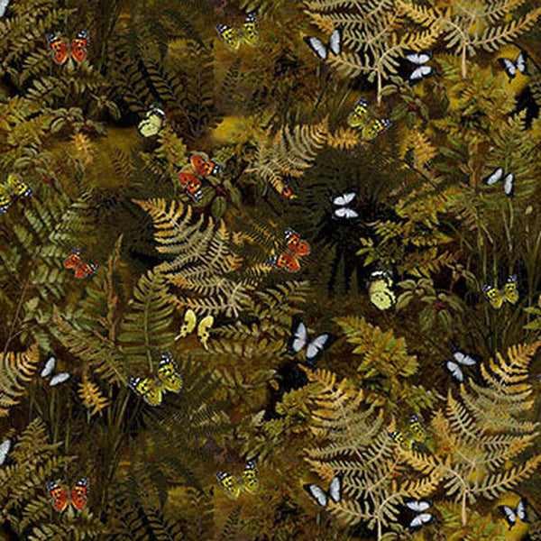 Among the Ferns - Hoffman Digital - Cotton Fabric