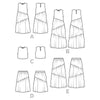 Azure Dress, Skirt and Top Pattern