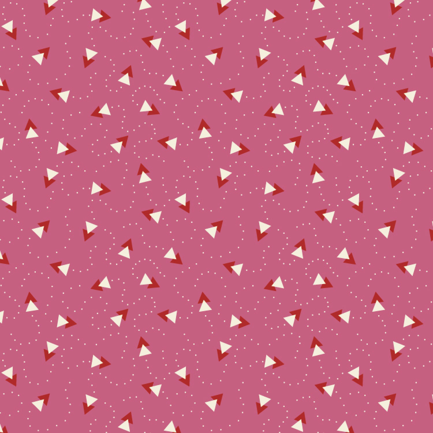 Beyond Time - Paper Airplanes Bubblegum - Cotton Fabric