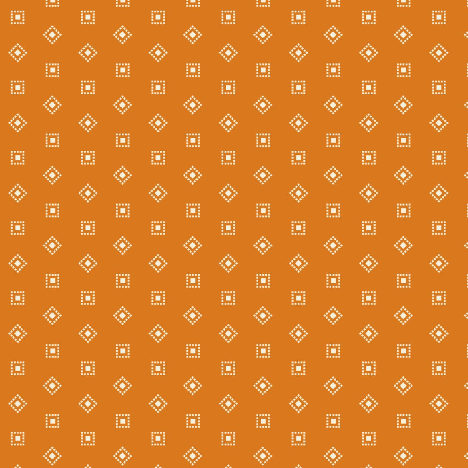 Beyond Time - Hopscotch Apricot - Cotton Fabric