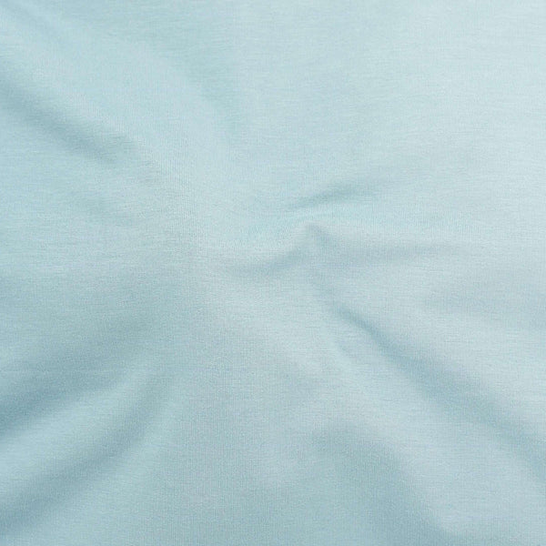 Bamboo Cotton French Terry Fabric: Light Blue