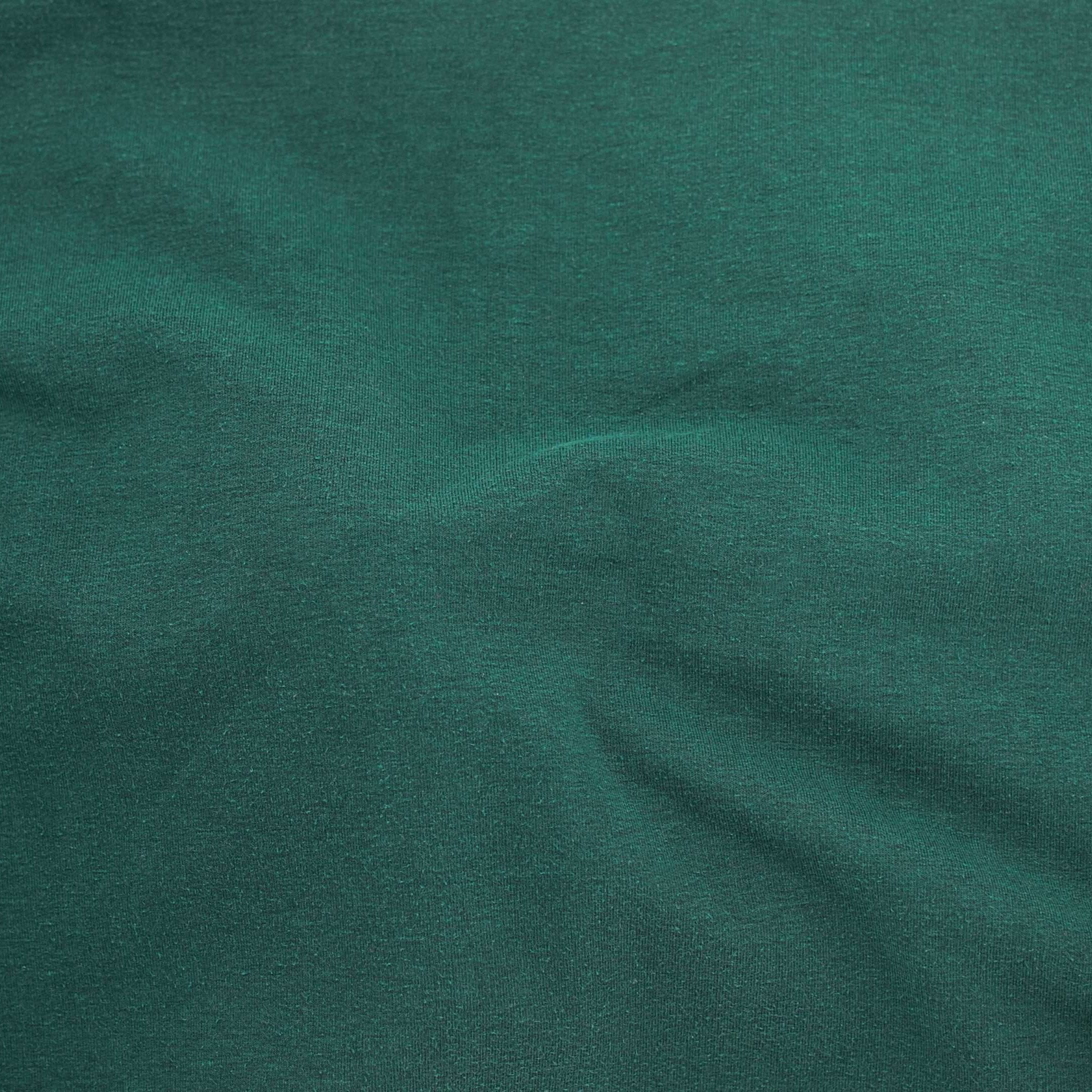 Bamboo Cotton French Terry Fabric: Teal