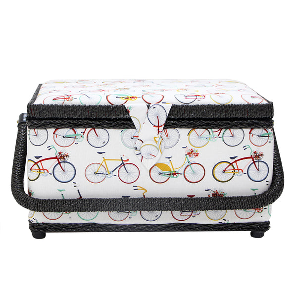 Sewing Basket - Bicycles