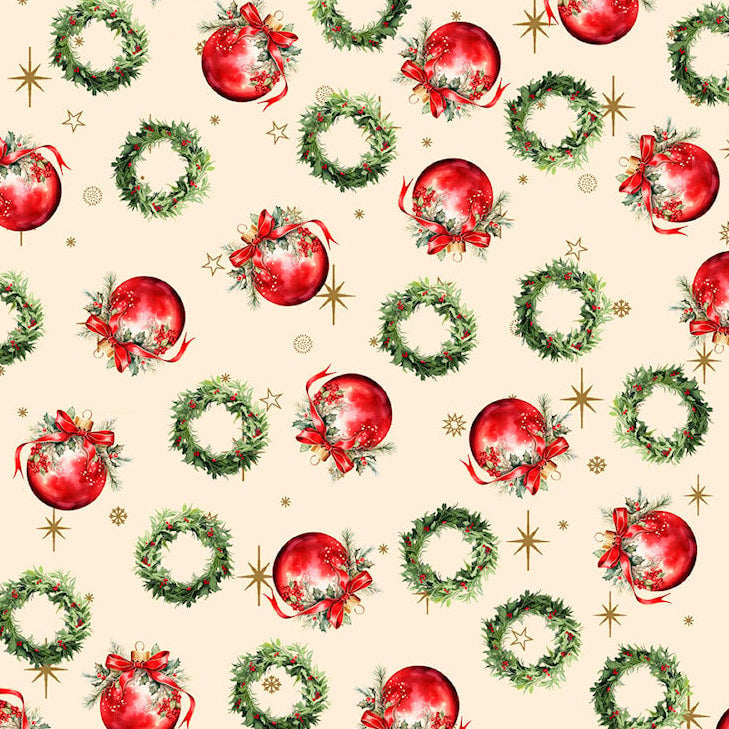 Vintage Christmas - Ornament & Wreath