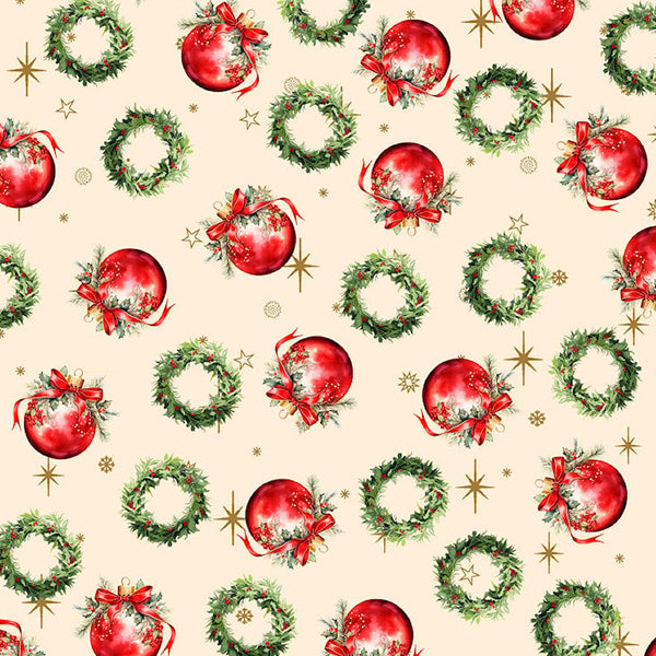Vintage Christmas - Ornament & Wreath